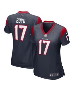 Kris Boyd 17 Houston Texans Women Game Jersey – Navy