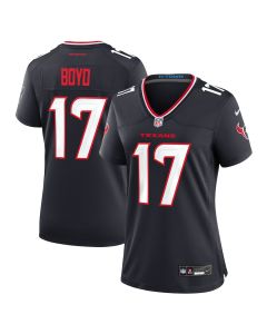 Kris Boyd 17 Houston Texans Women’s Team Game Jersey – Navy