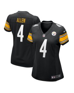 Kyle Allen 4 Pittsburgh Steelers Women’s Game Jersey – Black