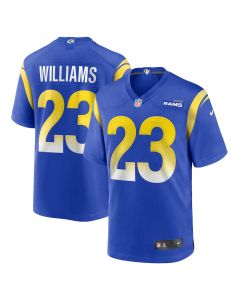 Kyren Williams 23 Los Angeles Rams Game Player Men Jersey – Royal