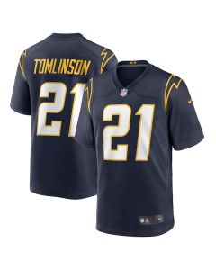 LaDainian Tomlinson 21 Los Angeles Chargers Men Retired Jersey – Navy