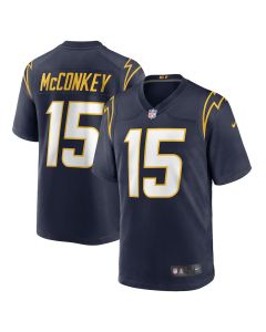 Ladd McConkey 15 Los Angeles Chargers Alternate Game Men Jersey – Navy