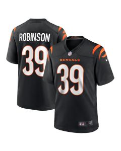 Lance Robinson 39 Cincinnati Bengals Game Men Jersey – Black