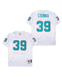 Larry Csonka 39 Miami Dolphins Retro Throwback Men Jersey – White