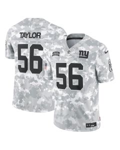 Lawrence Taylor 56 New York Giants 2024 Salute to Service Retired Player Limited Men Jersey – Arctic Camo
