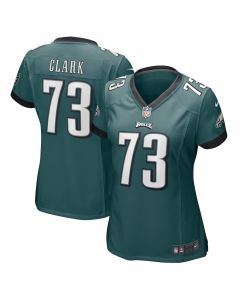 Le’Raven Clark 73 Philadelphia Eagles Game Women Jersey – Midnight Green