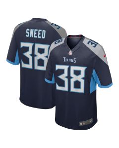L’Jarius Sneed 38 Tennessee Titans Team Game Men Jersey – Navy