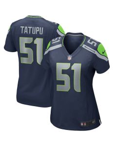 Lofa Tatupu 51 Seattle Seahawks Women Game Retired Jersey – College Navy