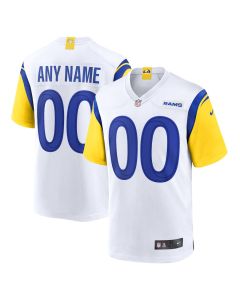 Los Angeles Rams Men Alternate Custom Jersey – White