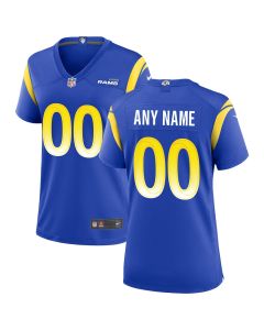 Los Angeles Rams Women Custom Game Jersey – Royal