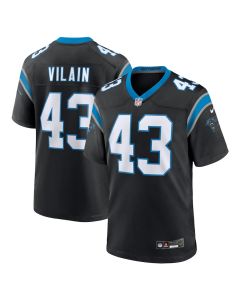 Luiji Vilain 43 Carolina Panthers Game Men Jersey – Black