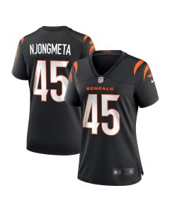 Maema Njongmeta 45 Cincinnati Bengals Women’s Game Jersey – Black