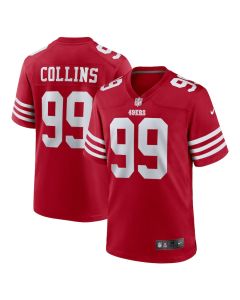 Maliek Collins 99 San Francisco 49ers Game Men Jersey – Scarlet