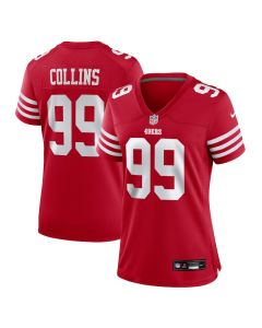 Maliek Collins 99 San Francisco 49ers Women’s Game Jersey – Scarlet