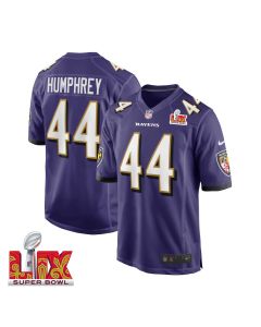 Marlon Humphrey #44 Baltimore Ravens Super Bowl LIX Jersey – Men’s – Purple