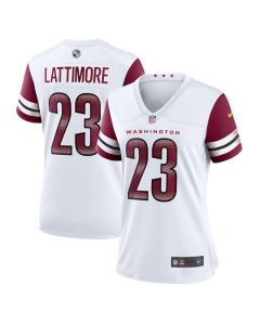 Marshon Lattimore 23 Washington Commanders Women’s Game Jersey – White