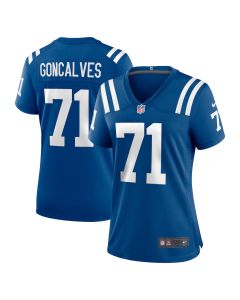Matt Goncalves 71 Indianapolis Colts Women’s Game Jersey – Royal