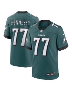 Matt Hennessy 77 Philadelphia Eagles Game Men Jersey – Midnight Green