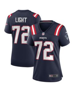 Matt Light 72 New England Patriots Women Game Retired Jersey – Navy