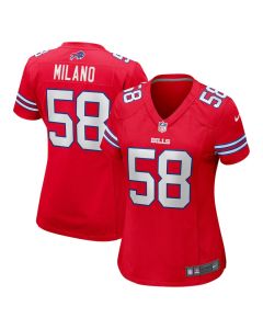 Matt Milano 58 Buffalo Bills Women Game Jersey – Red