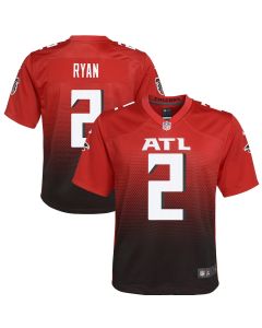 Matt Ryan 2 Atlanta Falcons YOUTH 2nd Alternate Game Jersey – Red