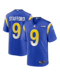 Matthew Stafford 9 Los Angeles Rams Game Men Jersey – Royal