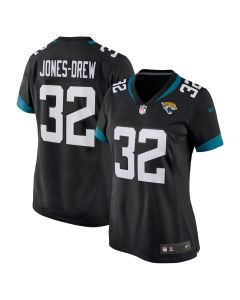 Maurice Jones-Drew 32 Jacksonville Jaguars Women Game Retired Jersey – Black