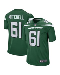 Max Mitchell 61 New York Jets Game Player Men Jersey – Gotham Green