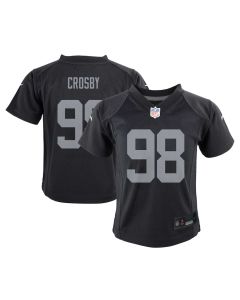 Maxx Crosby 98 Las Vegas Raiders Game YOUTH Jersey – Black