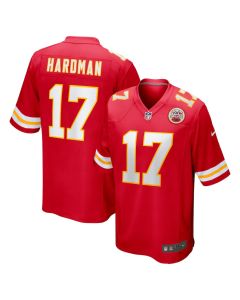 Mecole Hardman 17 Kansas City Chiefs Game Men Jersey – Red