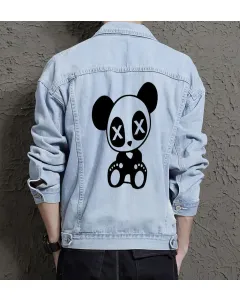 Men's Modern Denim Jacket - Gift for Brother on Stylish Look - Weekend Wear Style for New Year - Millennials - Light Blue - Main View