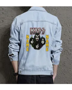 Men's Street Style Denim Jacket for Fashion Lover - Casual Style with Urban Fashion - Gift Idea for Just Because Street Style Lovers - Light Blue - Main View