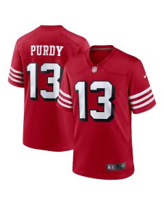 Men San Francisco 49ers Brock Purdy Scarlet Alternate Game Player Jersey