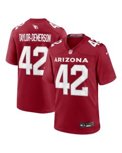 Men’s Arizona Cardinals Dadrion Taylor-Demerson Cardinal Team Game Jersey