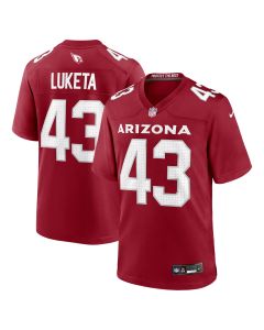 Men’s Arizona Cardinals Jesse Luketa Cardinal Team Game Jersey