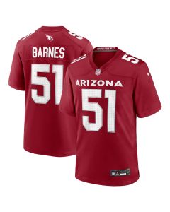 Men’s Arizona Cardinals Krys Barnes Cardinal Team Game Jersey