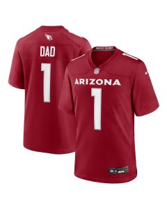 Men’s Arizona Cardinals Number 1 Dad Cardinal Game Jersey