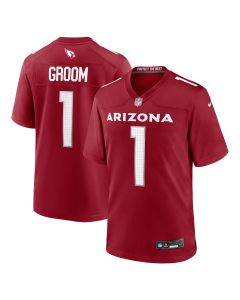 Men’s Arizona Cardinals Number 1 Groom Cardinal Game Jersey