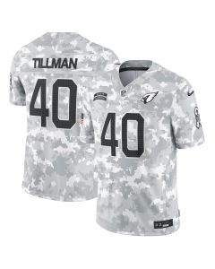 Men’s Arizona Cardinals Pat Tillman Arctic Camo 2024 Salute to Service Retired Player Limited Jersey