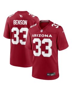 Men’s Arizona Cardinals Trey Benson Cardinal Team Game Jersey