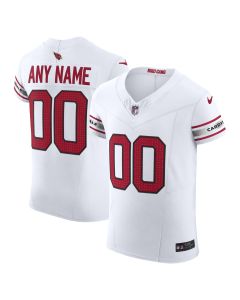 Men’s Arizona Cardinals White Vapor F.U.S.E. Elite Custom Jersey