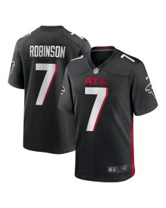 Men’s Atlanta Falcons Bijan Robinson Black Game Jersey