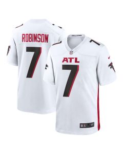 Men’s Atlanta Falcons Bijan Robinson White Game Jersey