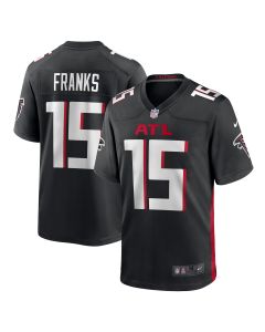 Men’s Atlanta Falcons Feleipe Franks Black Game Jersey