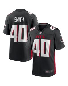 Men’s Atlanta Falcons Keith Smith Black Game Jersey