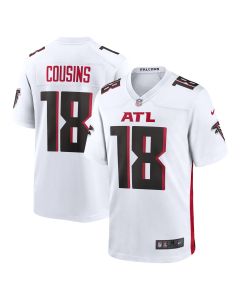 Men’s Atlanta Falcons Kirk Cousins White Game Player Jersey