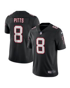 Men’s Atlanta Falcons Kyle Pitts Black Alternate Vapor Limited Jersey