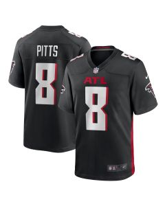 Men’s Atlanta Falcons Kyle Pitts Black Game Jersey