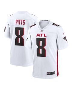 Men’s Atlanta Falcons Kyle Pitts White Game Player Jersey