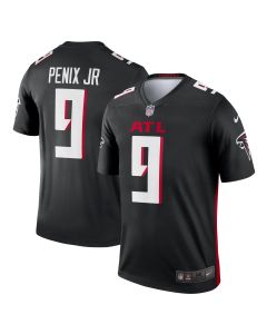 Men’s Atlanta Falcons Michael Penix Jr. Black Team Legend Player Performance Top